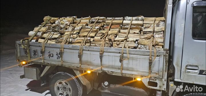 Дрова сухие колотые