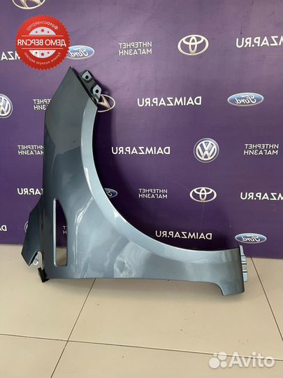 Крыло Kia Rio правое / голубой BR7