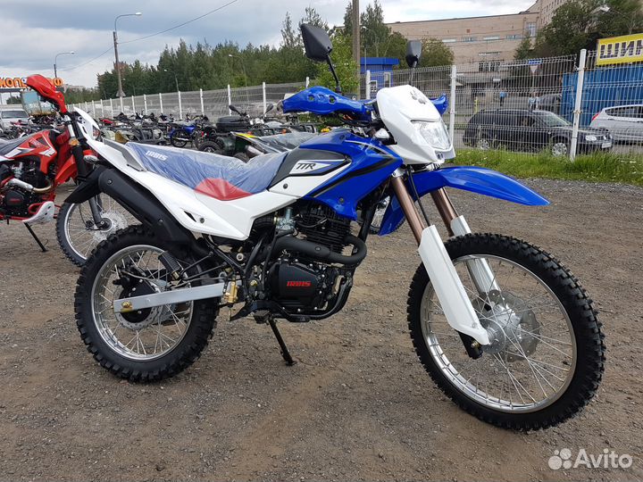 Мотоцикл эндуро Irbis TTR 250R Blue +шлем