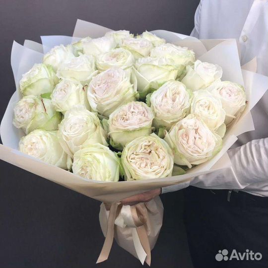 Пионовидные розы букет