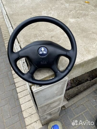 Руль с air bag на Mitsubishi Outlander CU5W