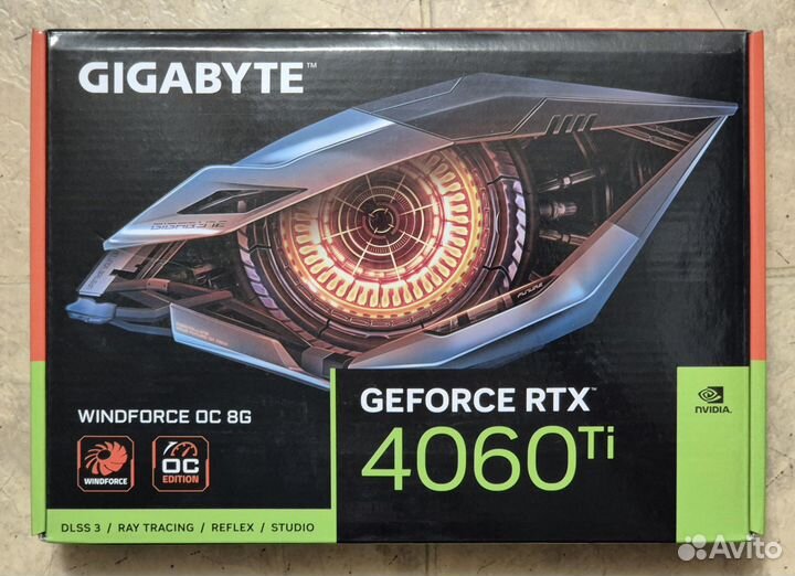 Gigabyte RTX 4060 Ti WindForce OC 8Gb (Новая)