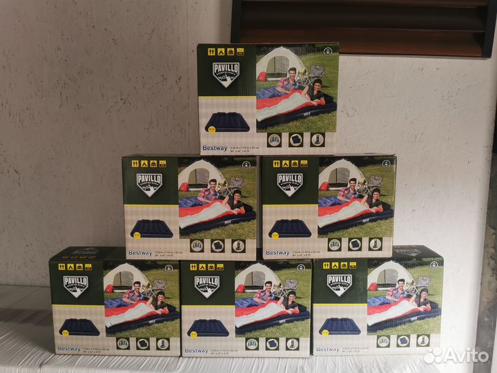 Матрас надувной с 2 подушками