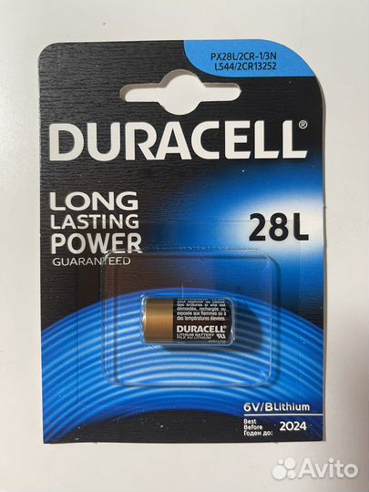 Батарейки duracell 28 L