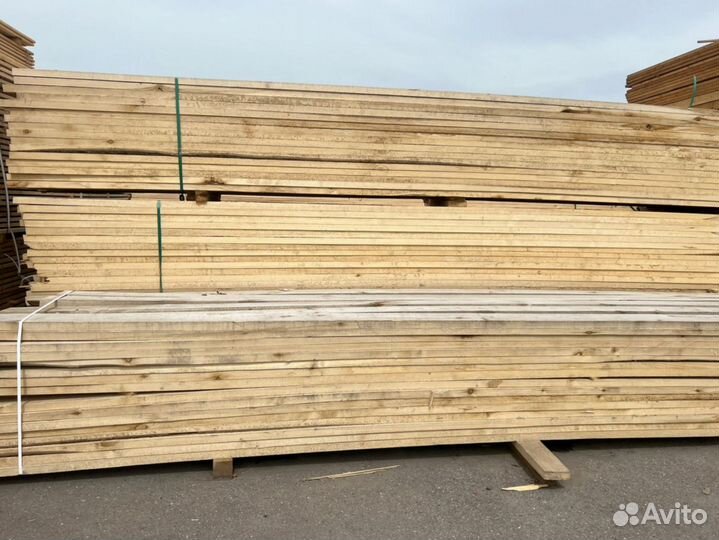 Доска обрезная 50х200х6000мм ГОСТ