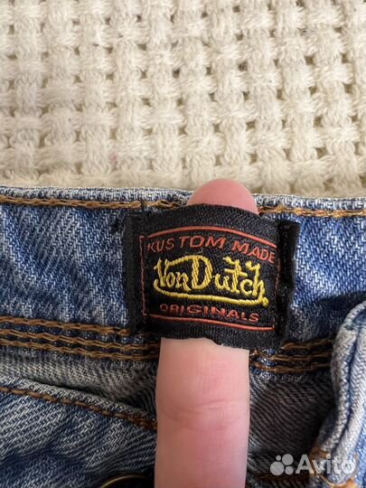 Джинсовые шорты Von Dutch