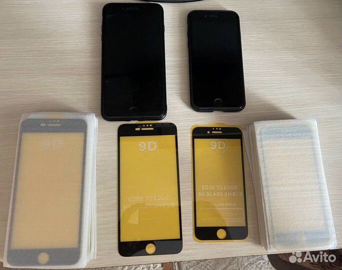 Стекла защитные для телефонов iPhone 6 7 8 плюс
