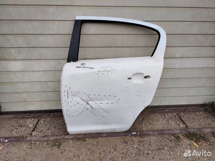 Дверь задняя левая Opel Corsa D