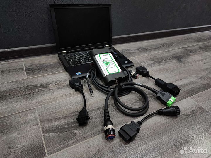 Volvo Vocom (Volvo, Mack, Renault) + ноутбук с по