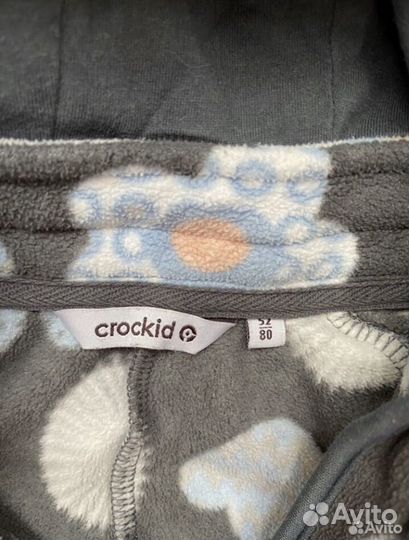 Флисовый комбинезон crockid 80