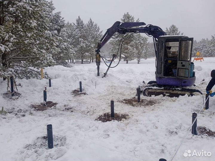 Винтовые сваи под ключ