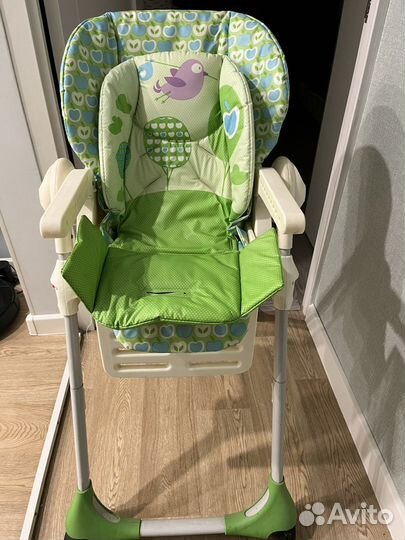 Стульчик для кормления chicco polly