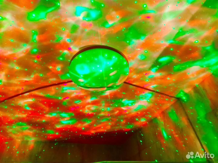 Проектор Звёздного неба Блютуз стерео колонка 8вт