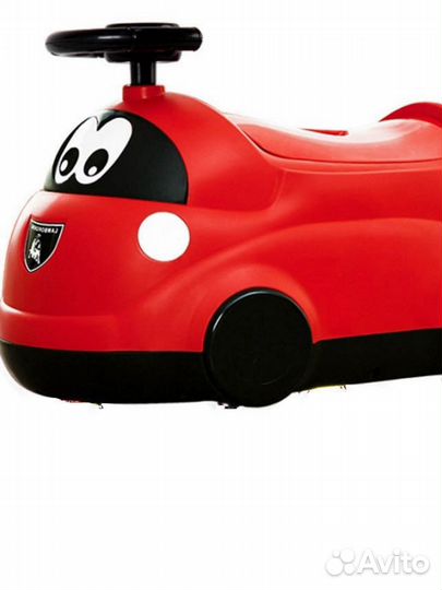 Горшок машинка с рулем