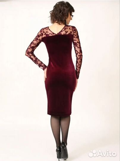 Платье бархат
