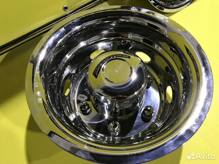 Колпаки задние inox хром глубокие