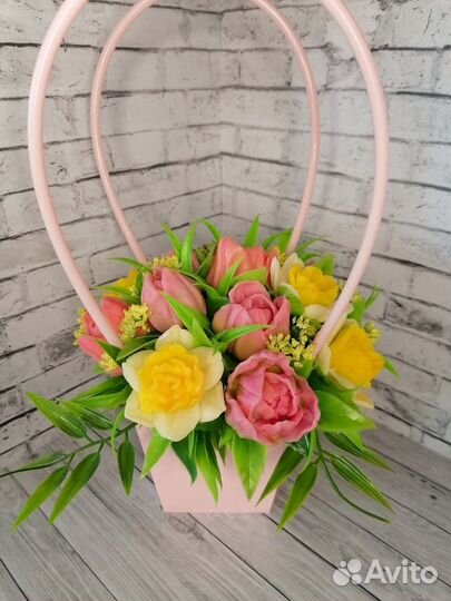 Букеты из мыла ручной работы