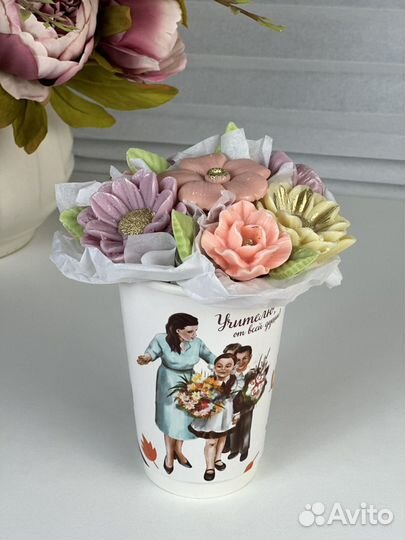 Шоколадный букет учителю