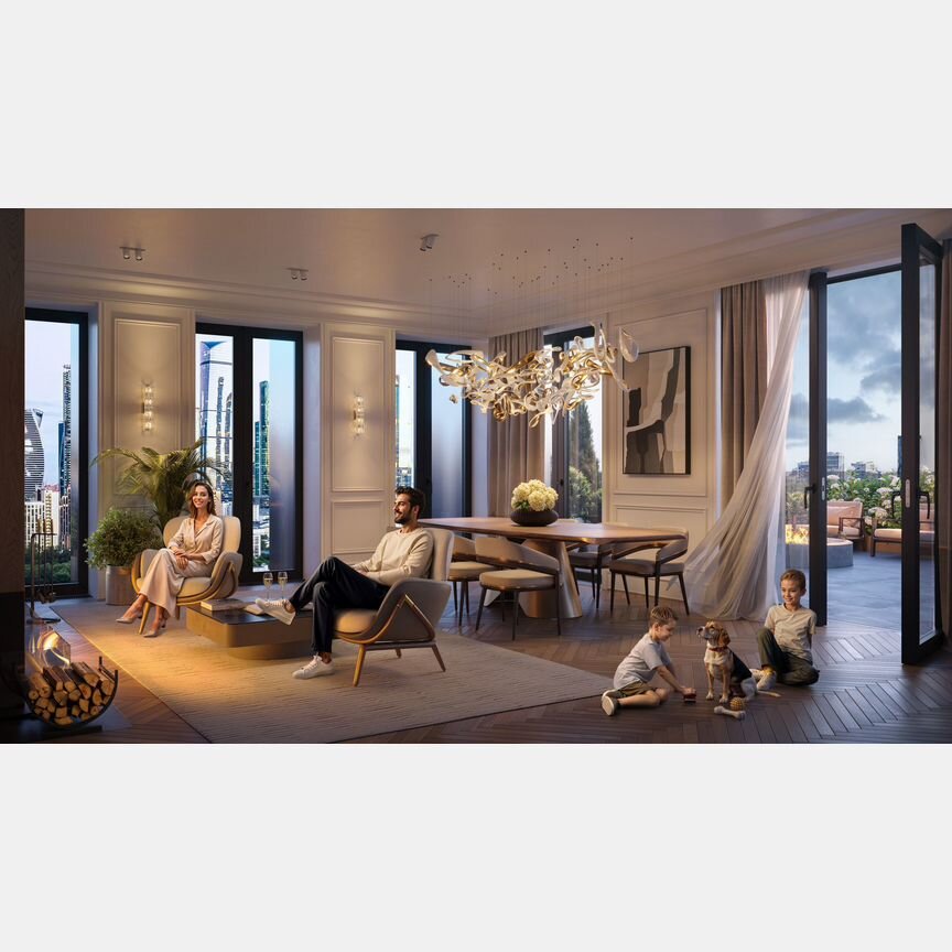 4-к. квартира, 214,5 м², 22/23 эт.