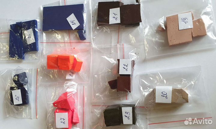 Красители жирорастворимые. Сухие красители в кубик