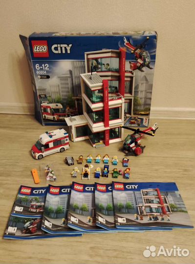 Lego Sity, 60204 Городская больница, оригинал
