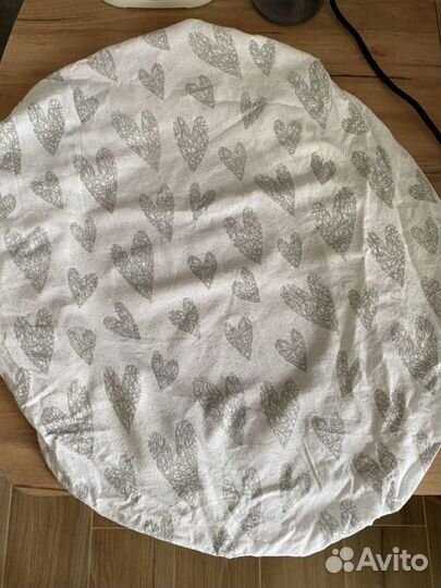 Простынь детская на круглый матрасик 3шт