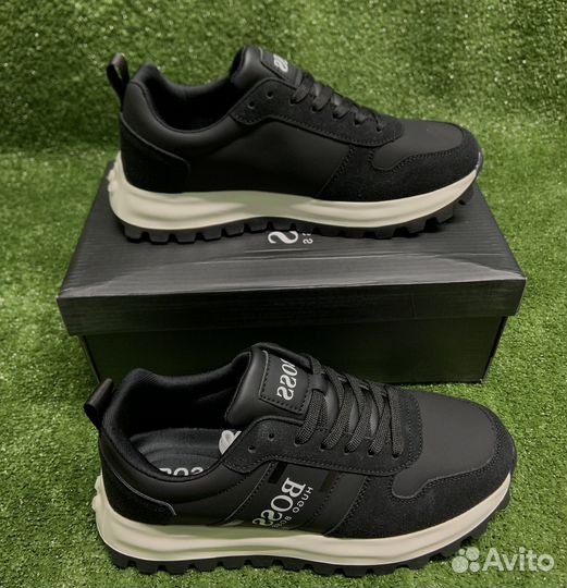 Кроссовки мужские Boss 40-45 осень(люкс)