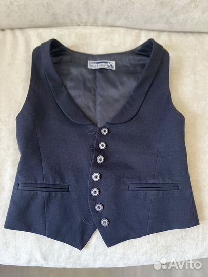 Жилетка для девочки школьная, 34 размер