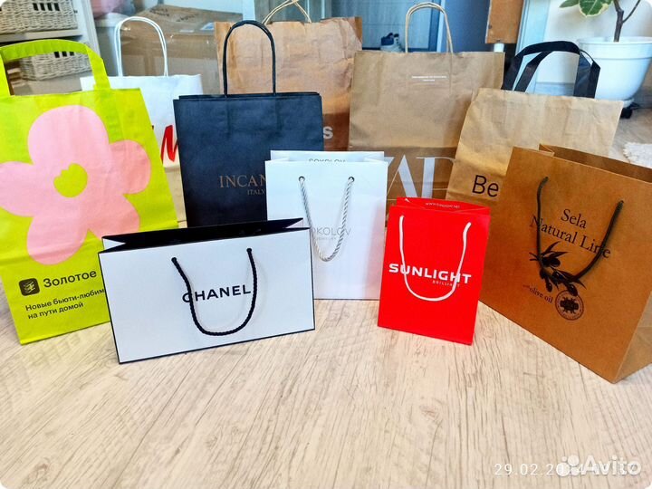 Брендовые пакеты, бумажные пакеты бренды