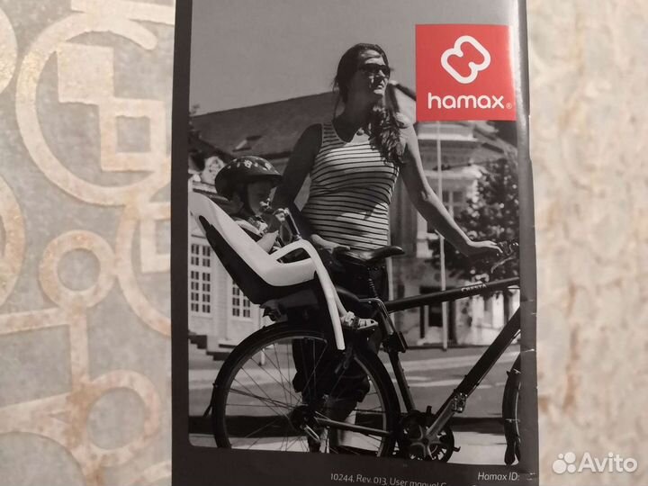 Детское велокресло hamax caress
