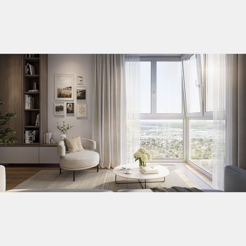 2-к. апартаменты, 65,5 м², 22/23 эт.