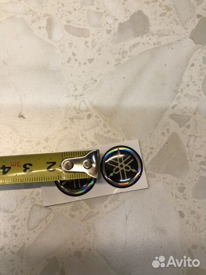 Наклейка на бак эмблема Yamaha #7 20мм