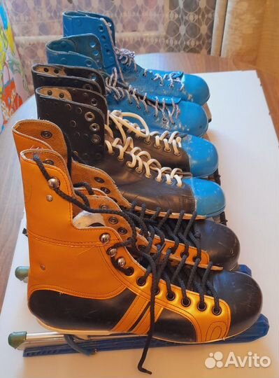 Коньки хоккейные СССР. 42,5 размер