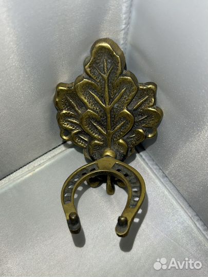 Крепление Дубовый лист бронза