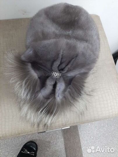 Шапка норковая женская