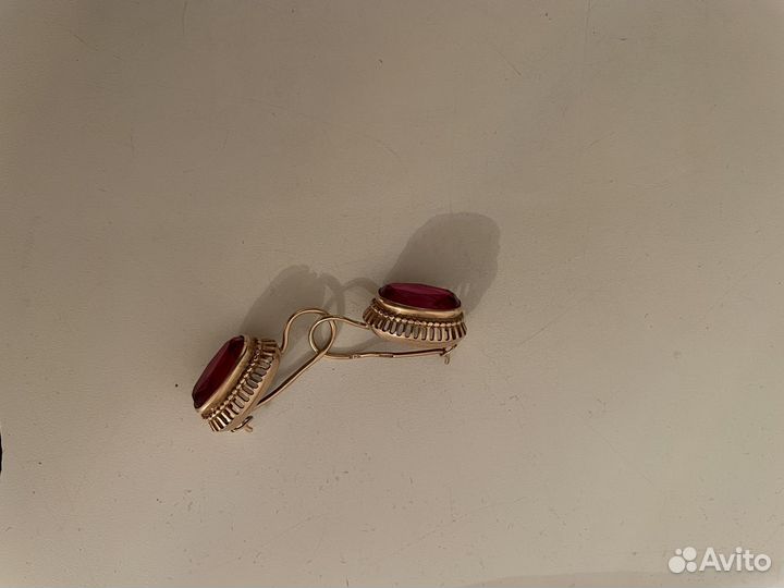 Золотые серьги СССР