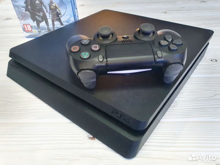 Sony playstation 4 slim HEN 9.00 1тб + игры