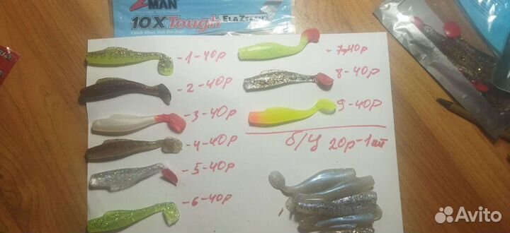 Силиконовые приманки для хищника