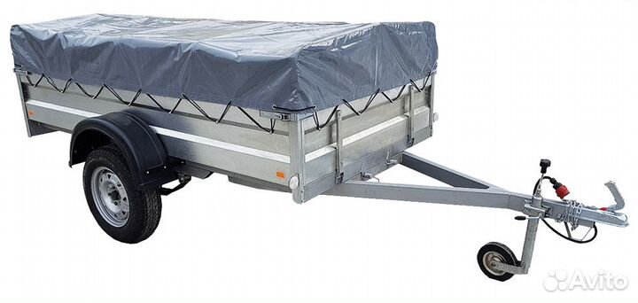 Прицеп легковой Спутник 2,2х1,3 метра.Оцинкованный