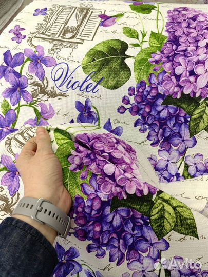 Ткань Вафельное полотно 50 см кухонные полотенца