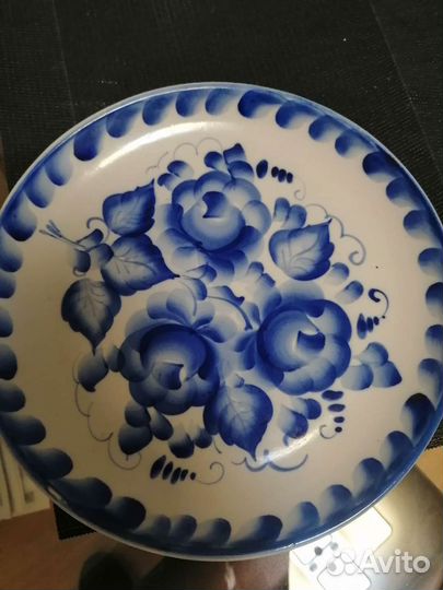 Тарелка гжель СССР
