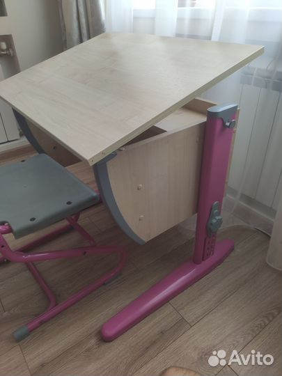Растущая парта и стул дэми