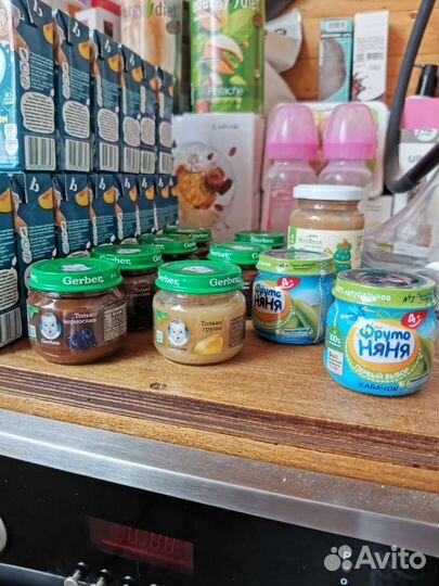 Детское пюре гербер