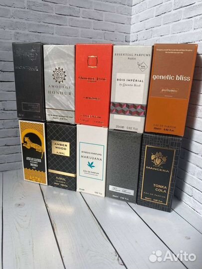 Парфюм мужской и унисекс ароматы