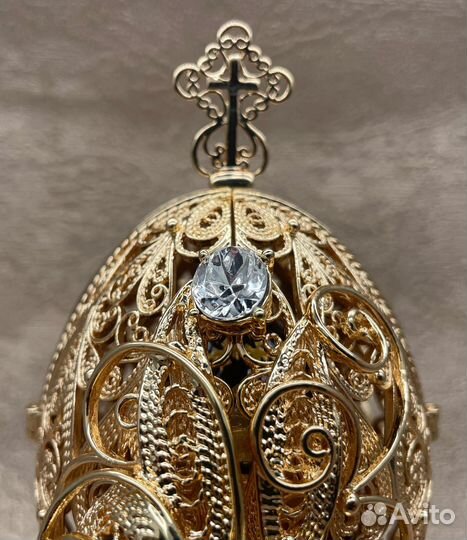 Яйцо Фаберже Пасхальное с Иисусом Христом