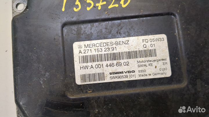 Блок управления двигателем Mercedes SLK R171, 2005