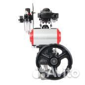 Кран шаровой DN.ru BV3232P(2pc) -FP-T-ISO-H Ду40 Ру63, полнопроходной внутренняя резьба, нержавеющая