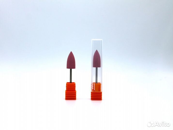 Силиконовая полировочная фреза мягкая 10х20мм (роз