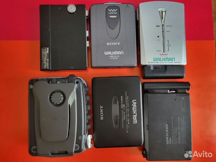 Sony Walkman, Aiwa, Panasonic кассетные плееры
