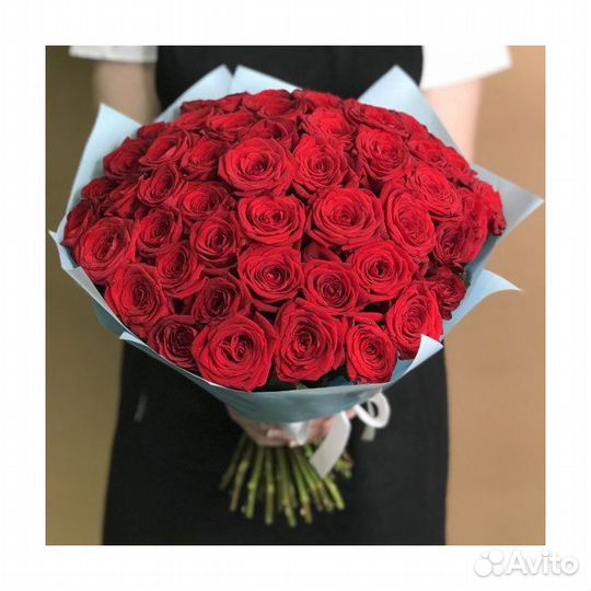 Букет из 55 красных роз с доставкой